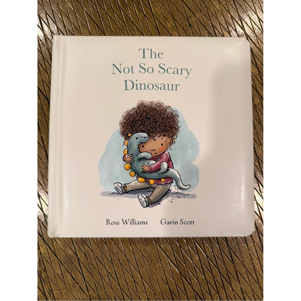 Jellycat The Not So Scary Dinosaur Board Book Ross Williams Gavin Scott BK4NSSD